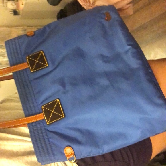 Dooney and Bourke Tan Strapped Tote - Picture 4 of 5